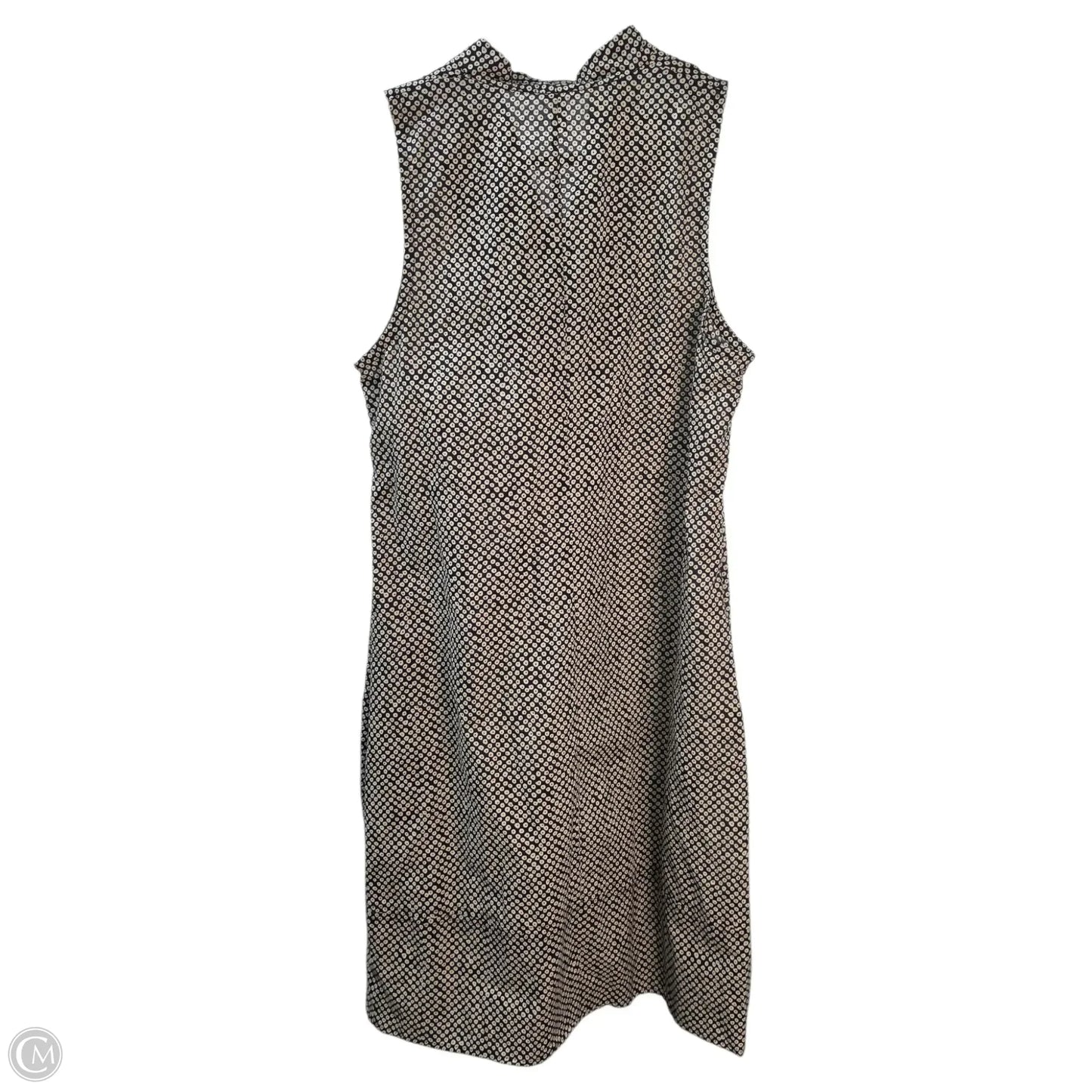 Dress Casual Midi By Eileen Fisher In Geometric Pattern, Size: Sp