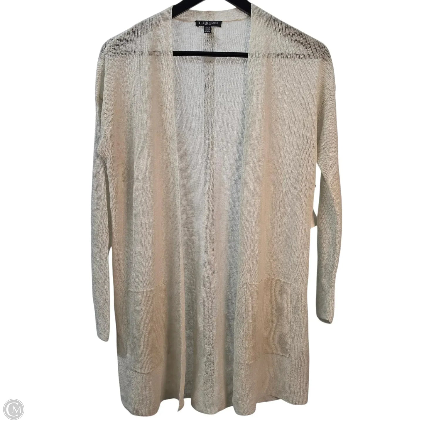 Cardigan By Eileen Fisher In Tan, Size: Sp