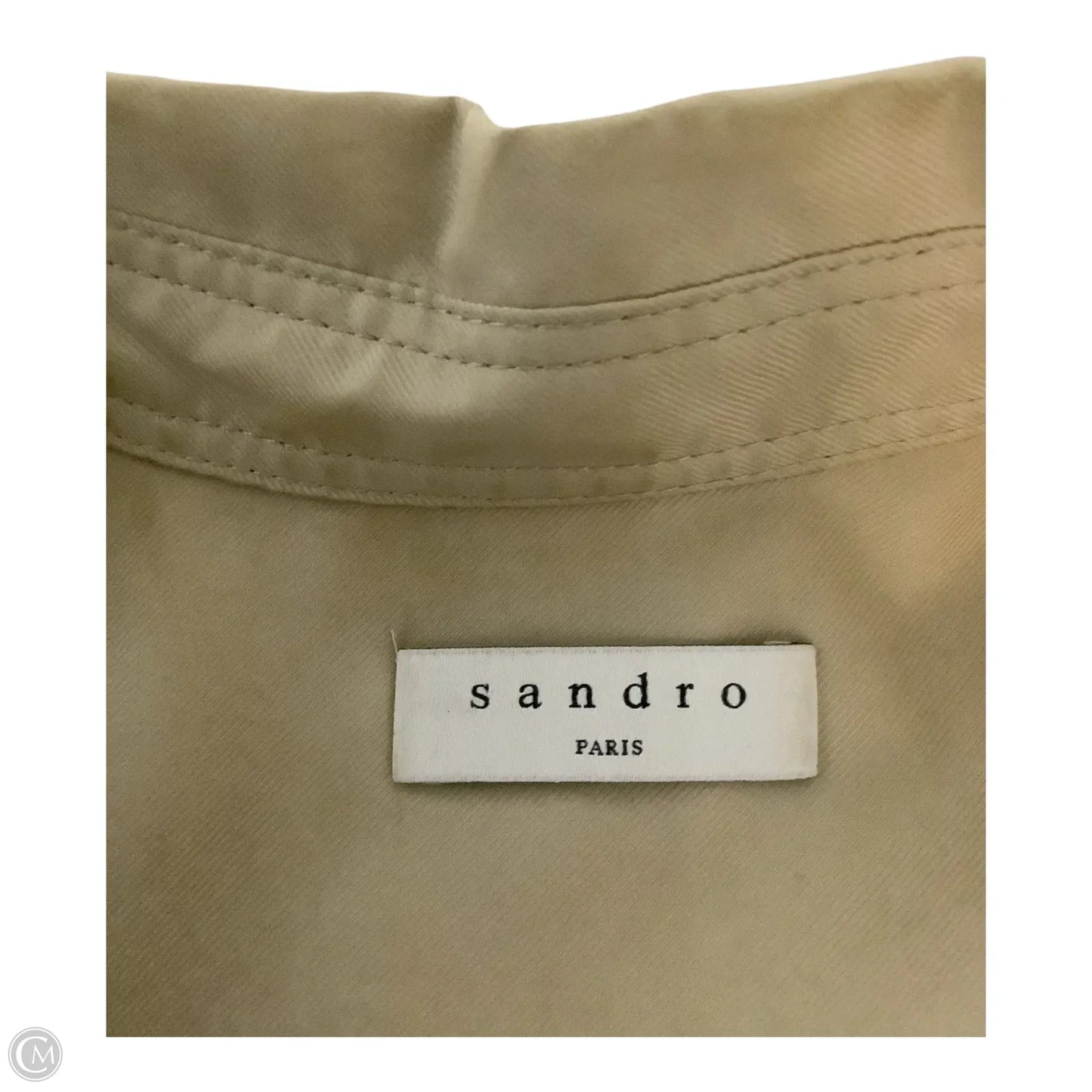 Dress Designer By Sandro In Tan, Size: M