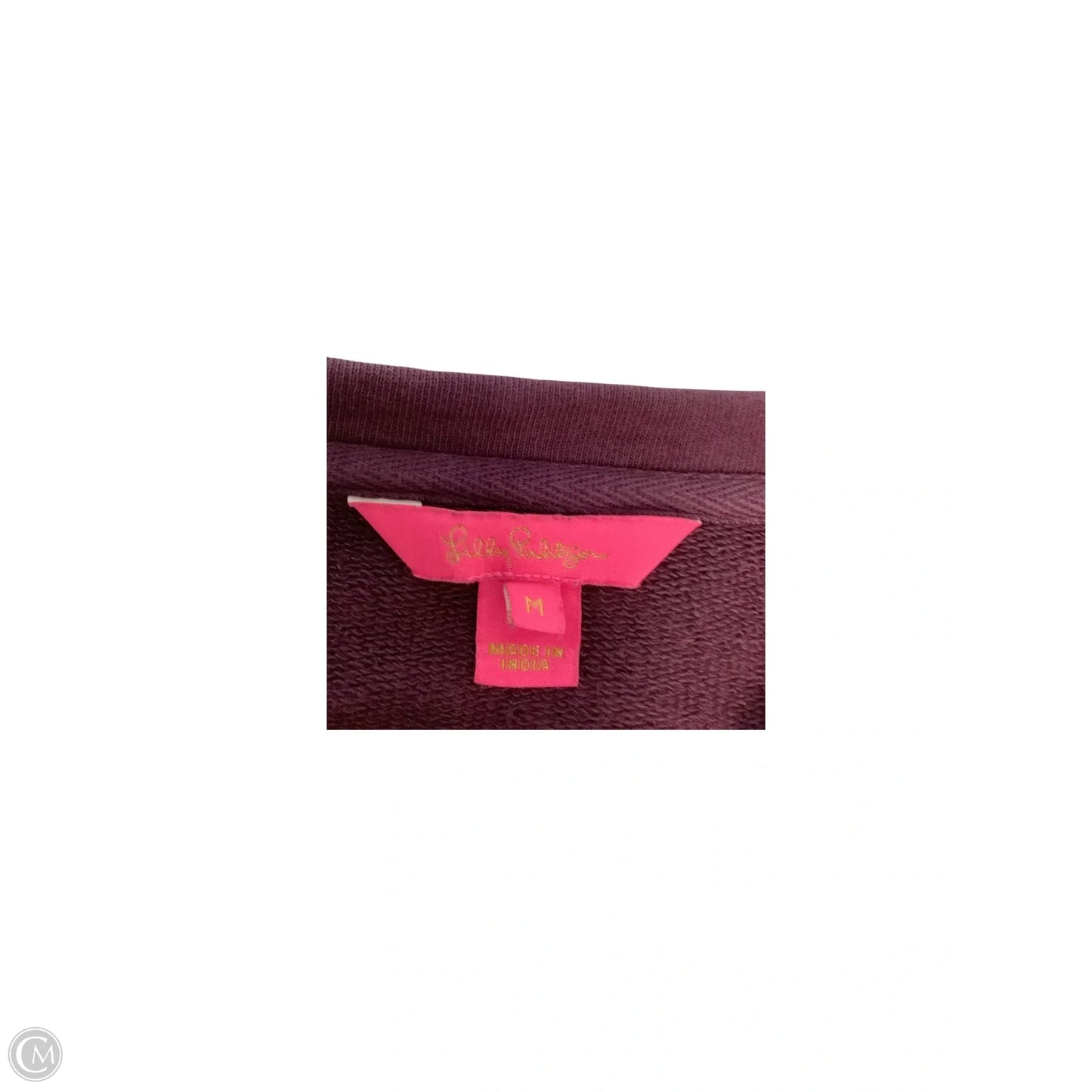 Top Long Sleeve Designer By Lilly Pulitzer In Maroon, Size: M