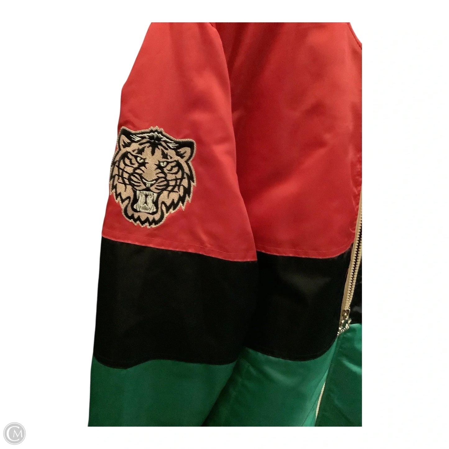 Coat Other By Clothes Mentor In Green & Red, Size: M