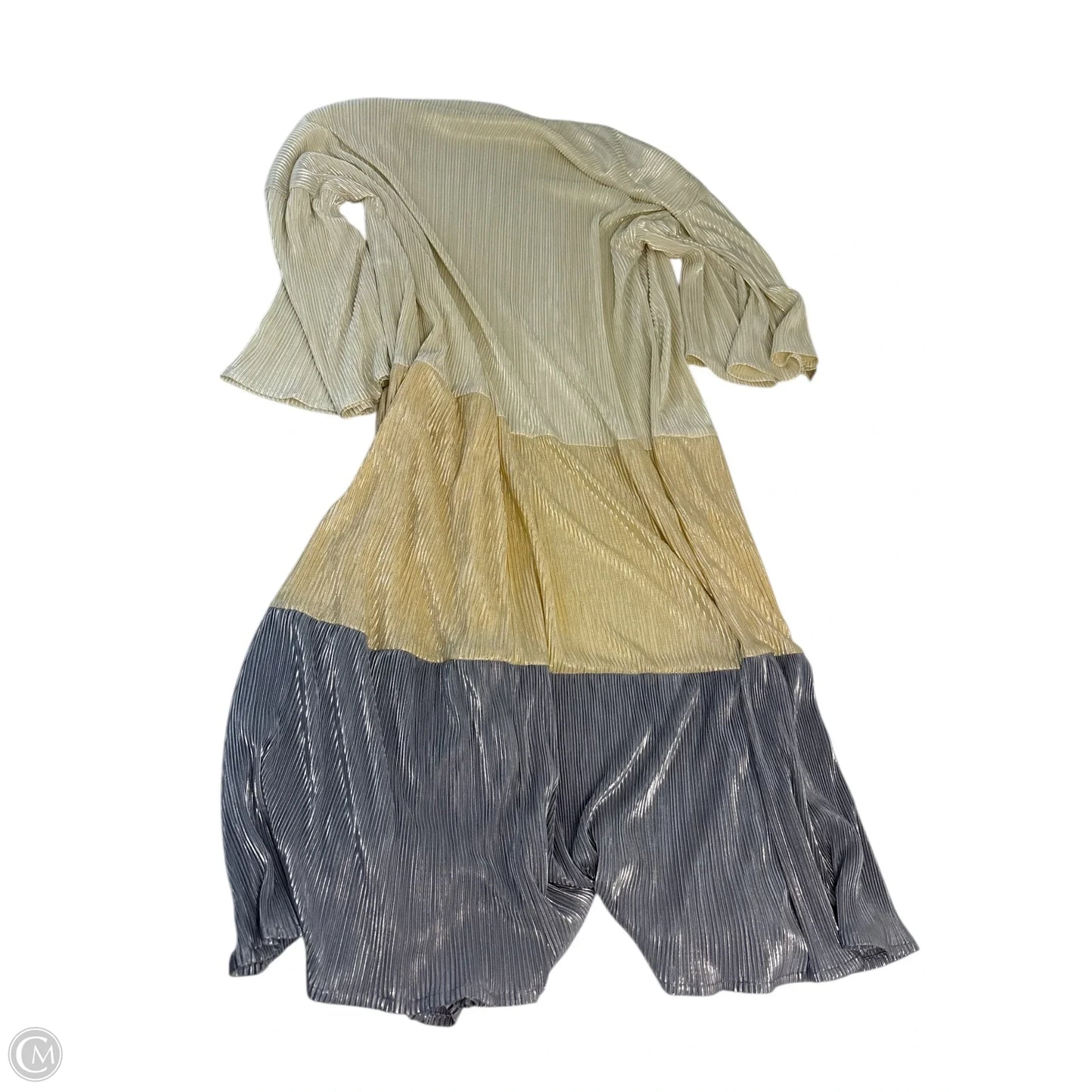 Cardigan By Anthropologie In Cream & Grey, Size: Osfm