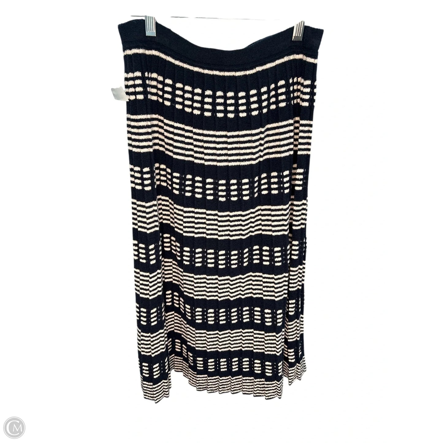 Skirt Midi By J. Crew In Blue & White, Size: S