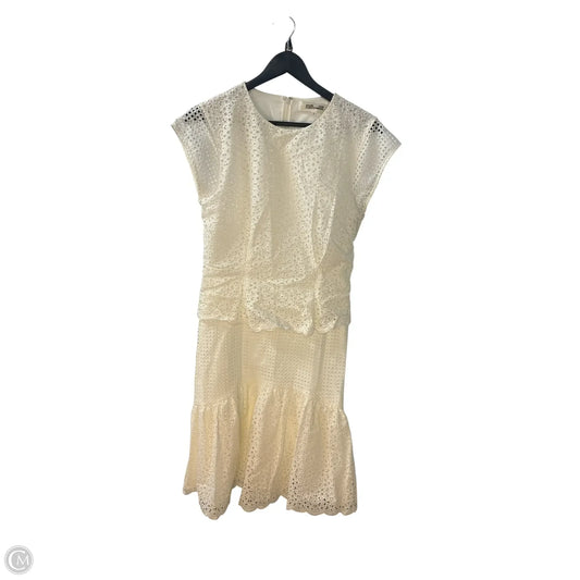 Dress Designer By Diane Von Furstenberg In White, Size: 8