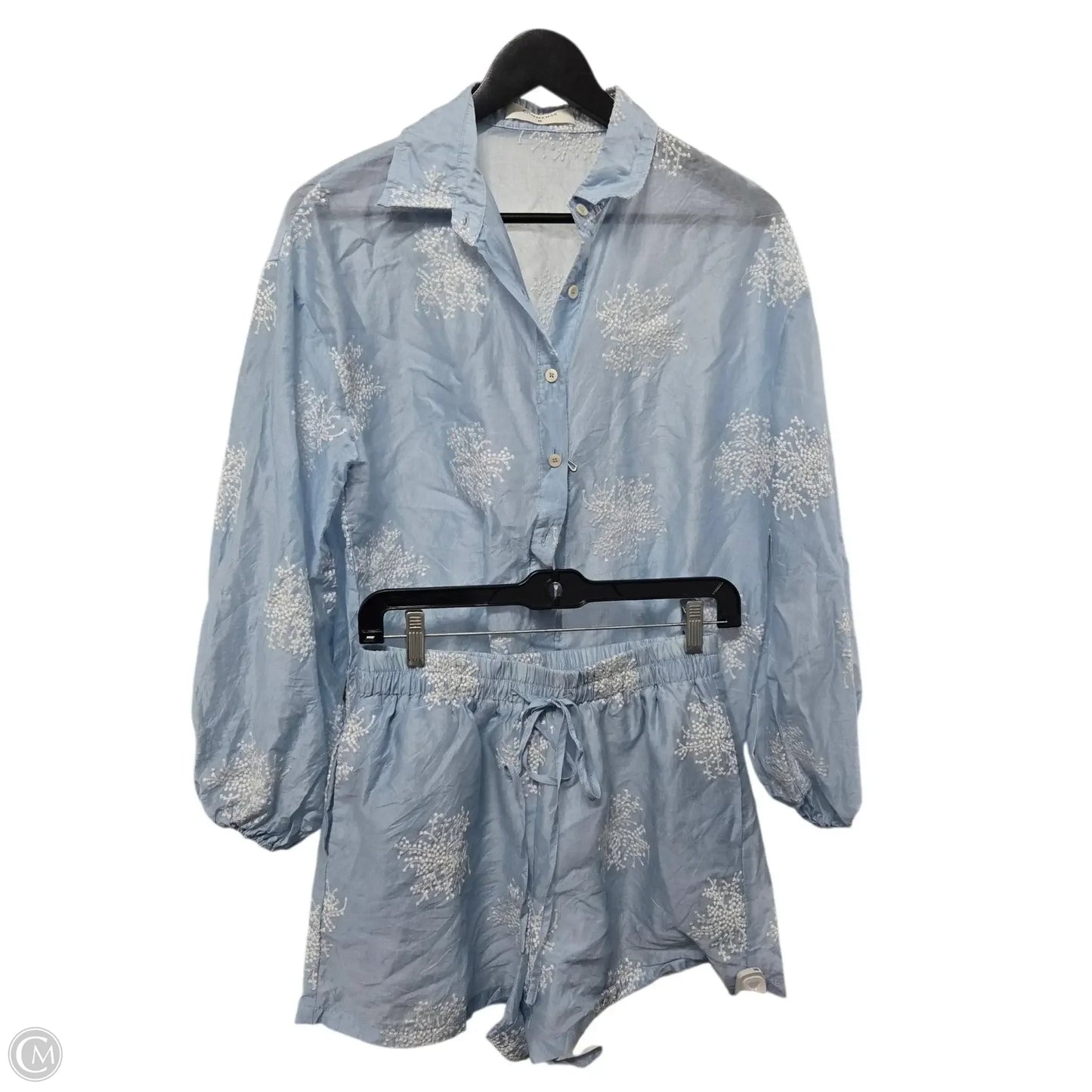 Shorts Set By Commense In Blue, Size: M