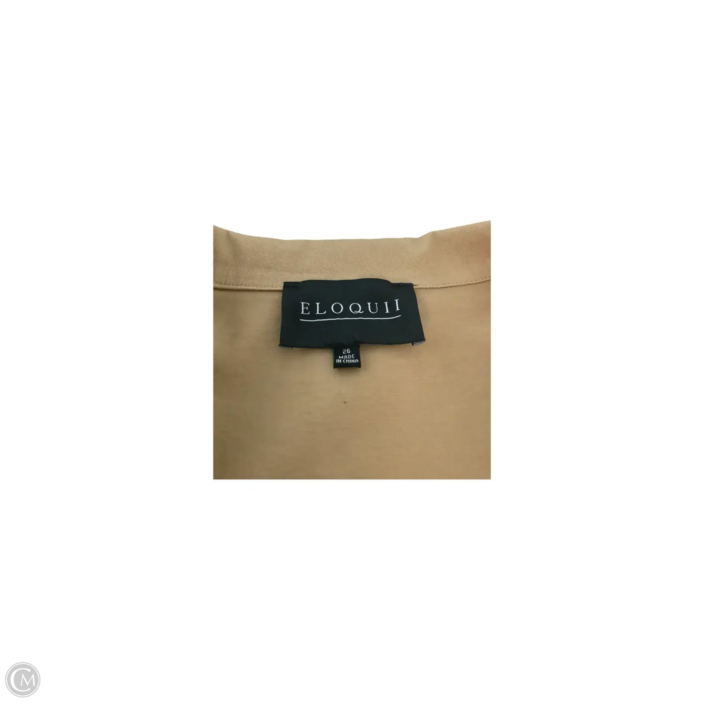 Jacket Utility By Eloquii In Brown, Size: 26