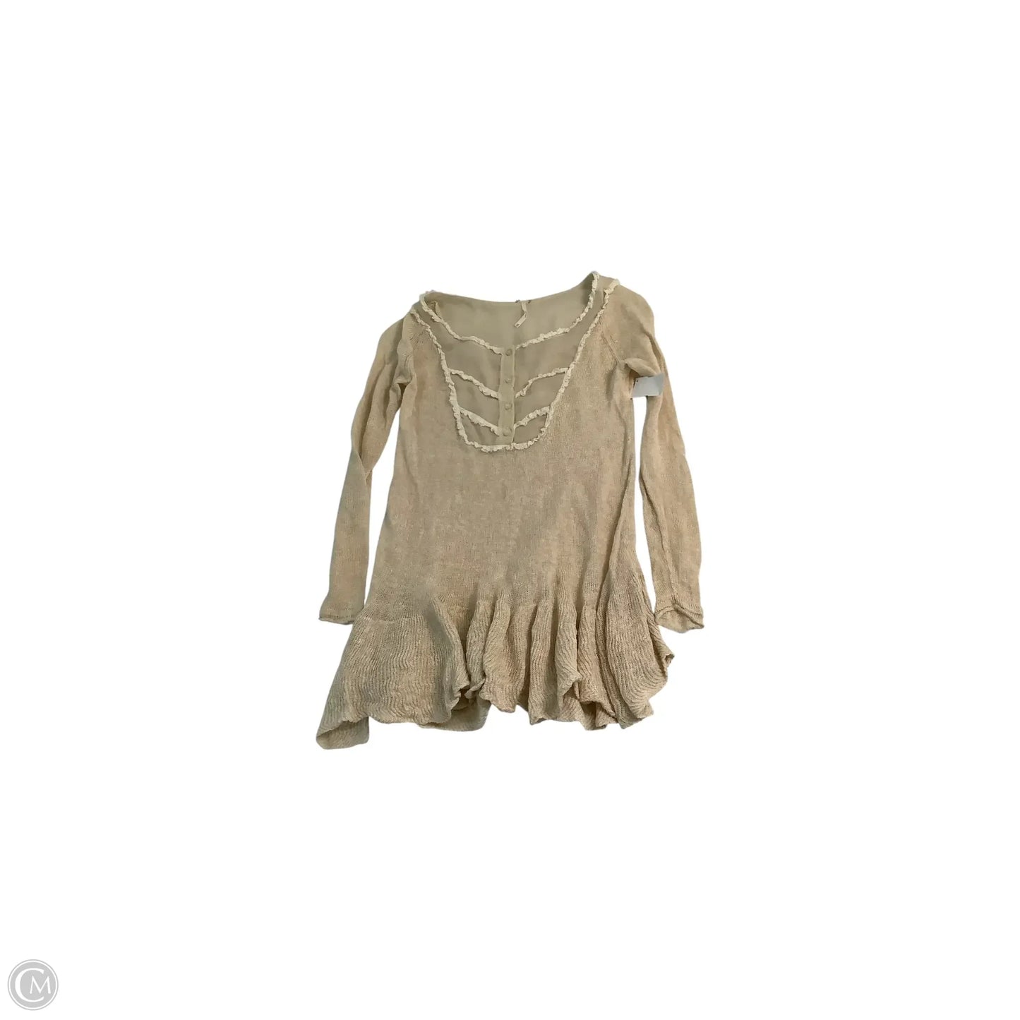 Top Long Sleeve Basic By Free People In Cream, Size: Xs