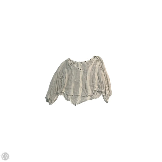 Top Long Sleeve By Free People In Striped Pattern, Size: S