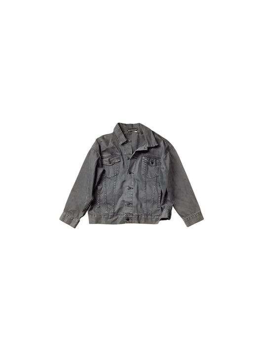 Jacket Denim By Free People In Grey Denim, Size: Xs