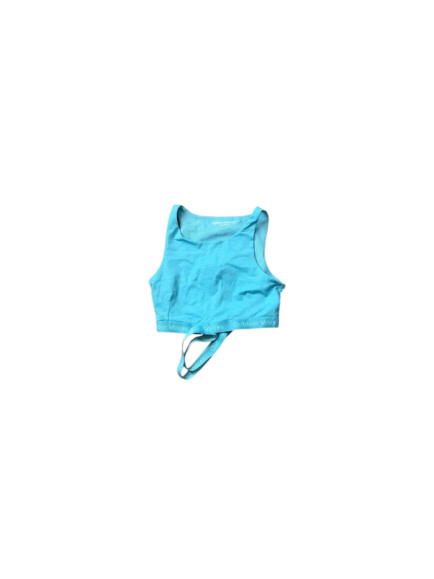 Athletic Bra By Outdoor Voices In Aqua, Size: L