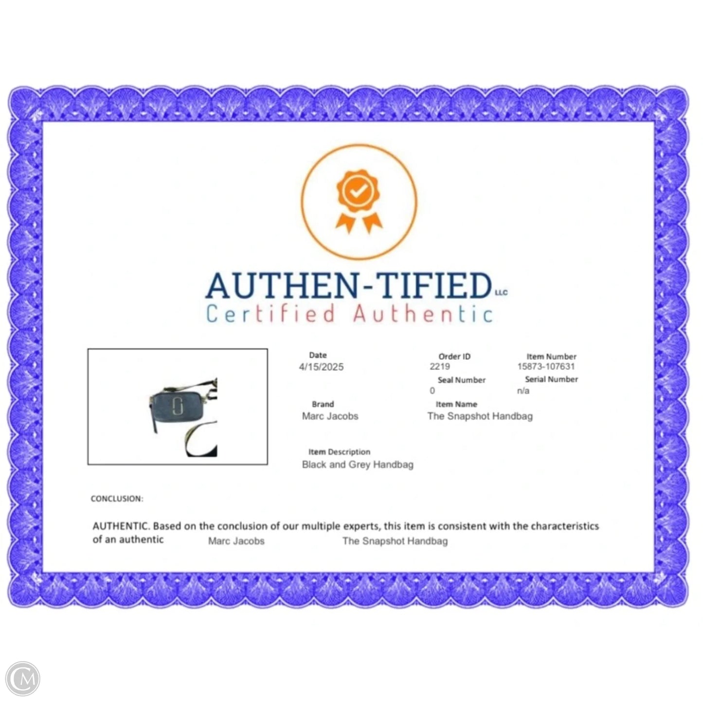 Handbag Designer By Marc Jacobs, Size: Small