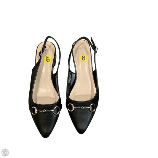 Shoes Flats By Jones New York In Black & Silver, Size: 9