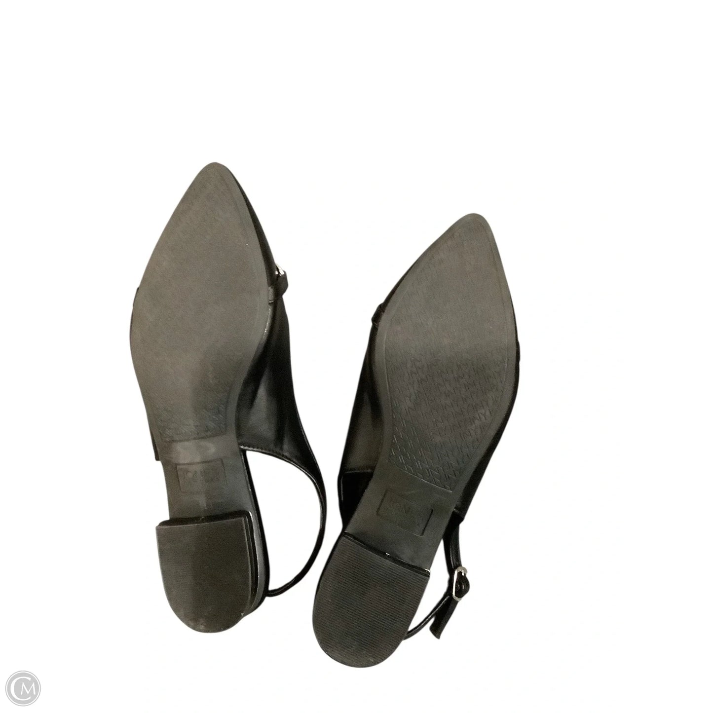 Shoes Flats By Jones New York In Black & Silver, Size: 9