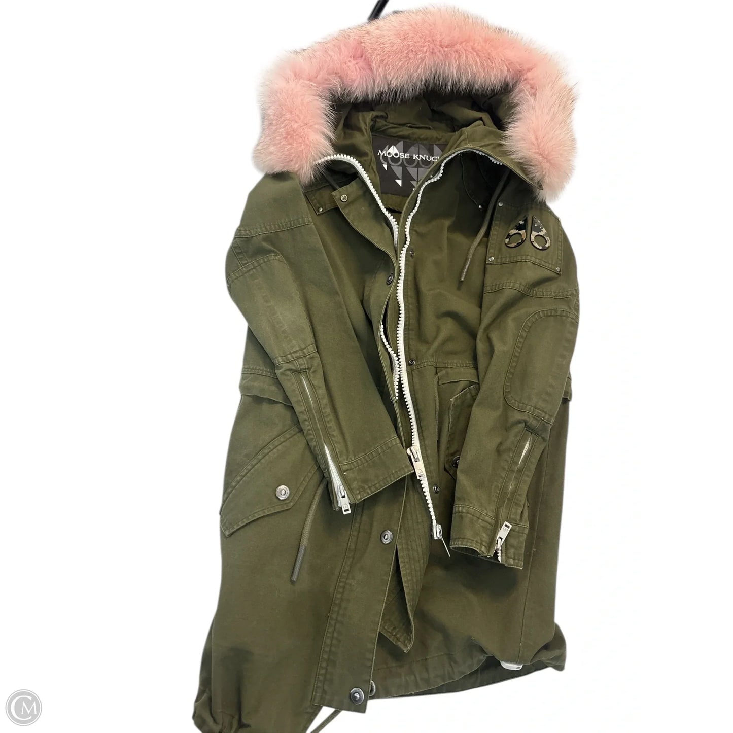 MAINVILLE CANVAS PARKA Coat Parka By MOOSE KNUCKLES In Green, Size: Xs