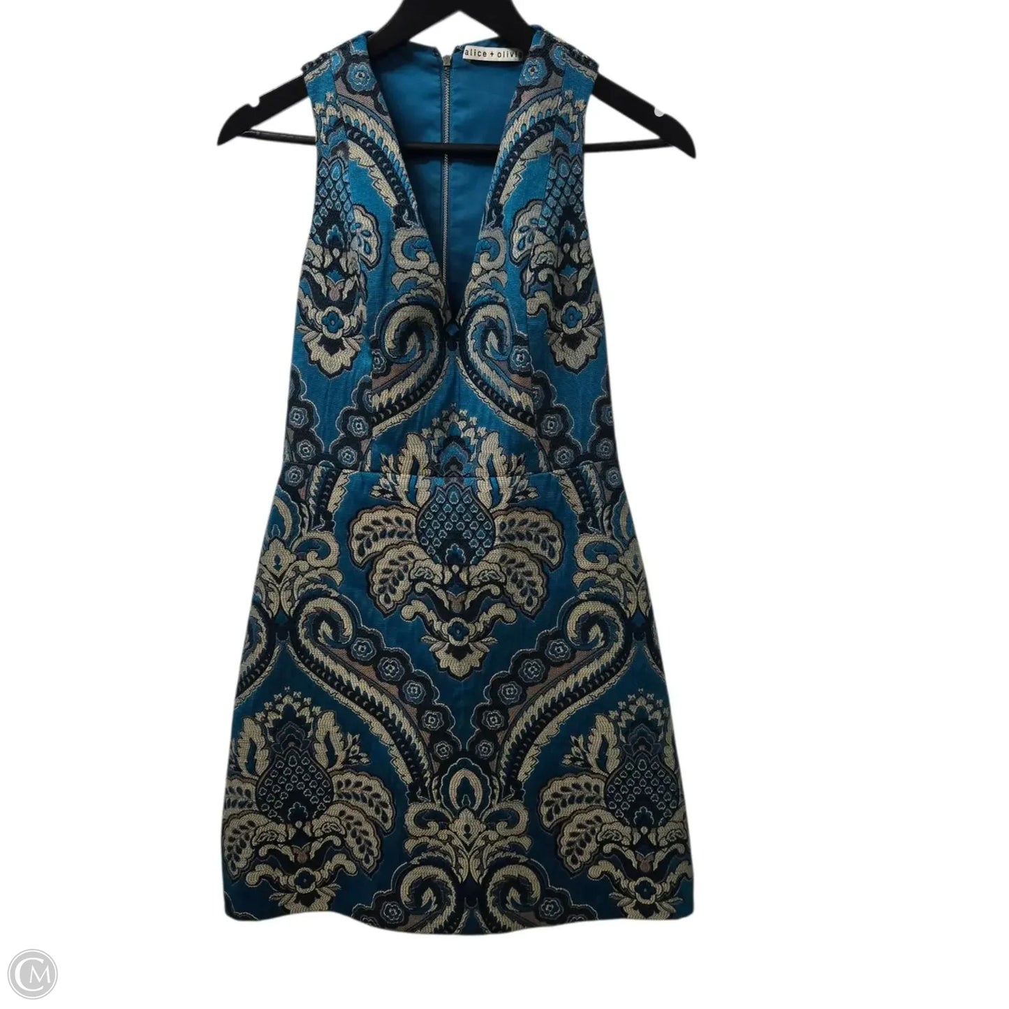 Dress Designer By Alice + Olivia In Teal, Size: 6