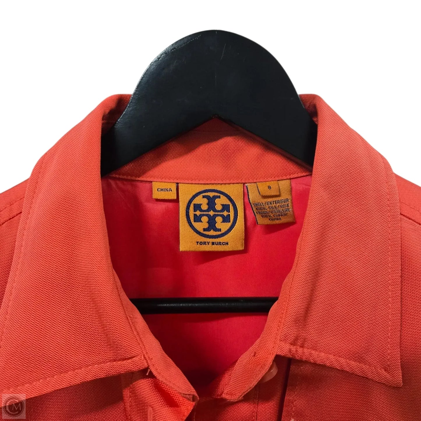 Dress Designer By Tory Burch In Orange, Size: 8