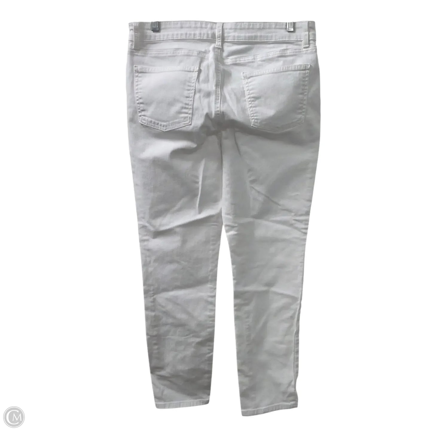 Jeans Skinny By Eileen Fisher In White Denim, Size: 8