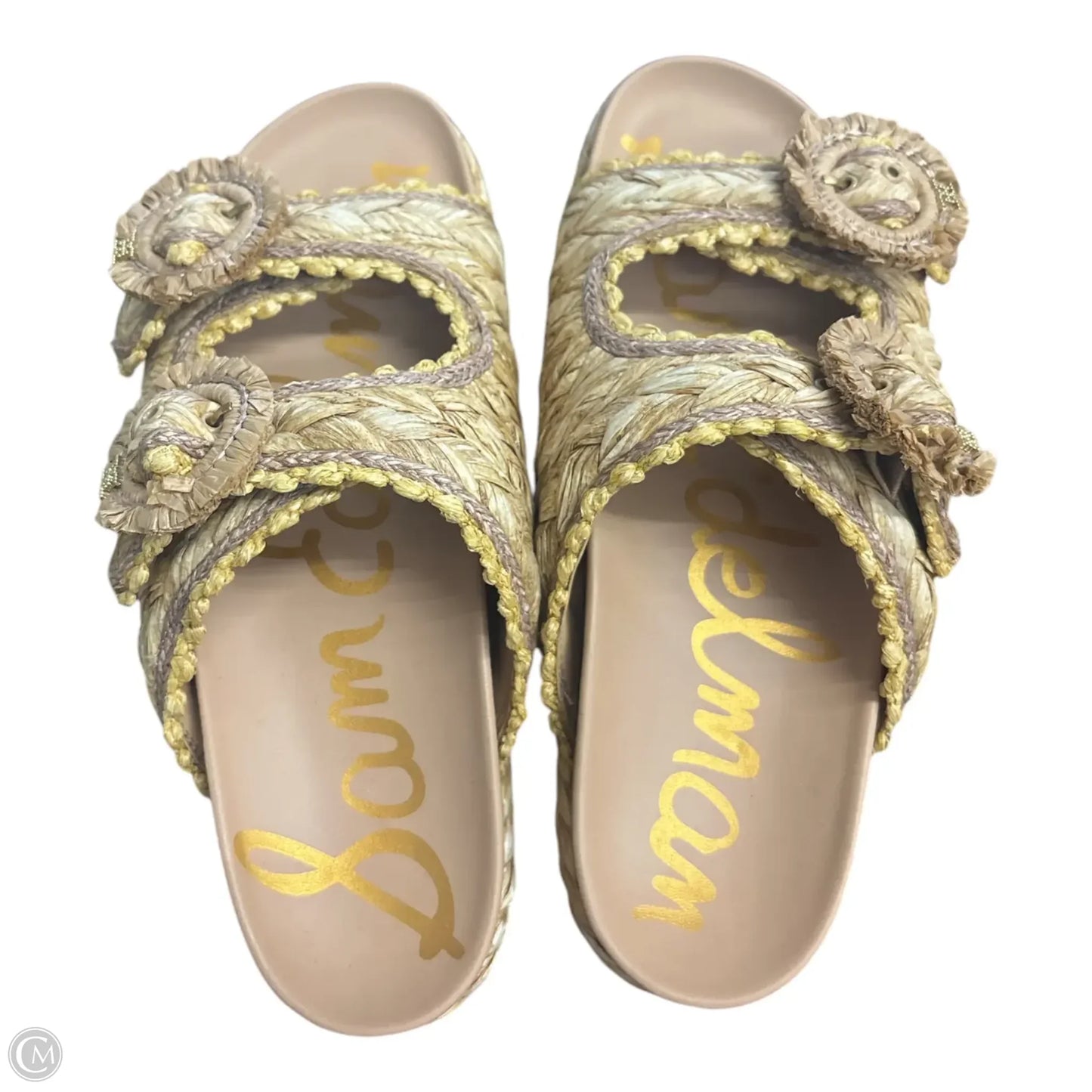 Sandals Flats By Sam Edelman In Tan, Size: 10.5