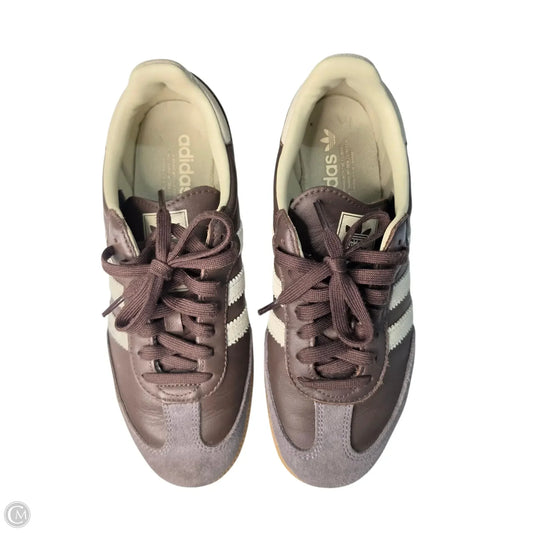 Shoes Sneakers By Adidas In Brown, Size: