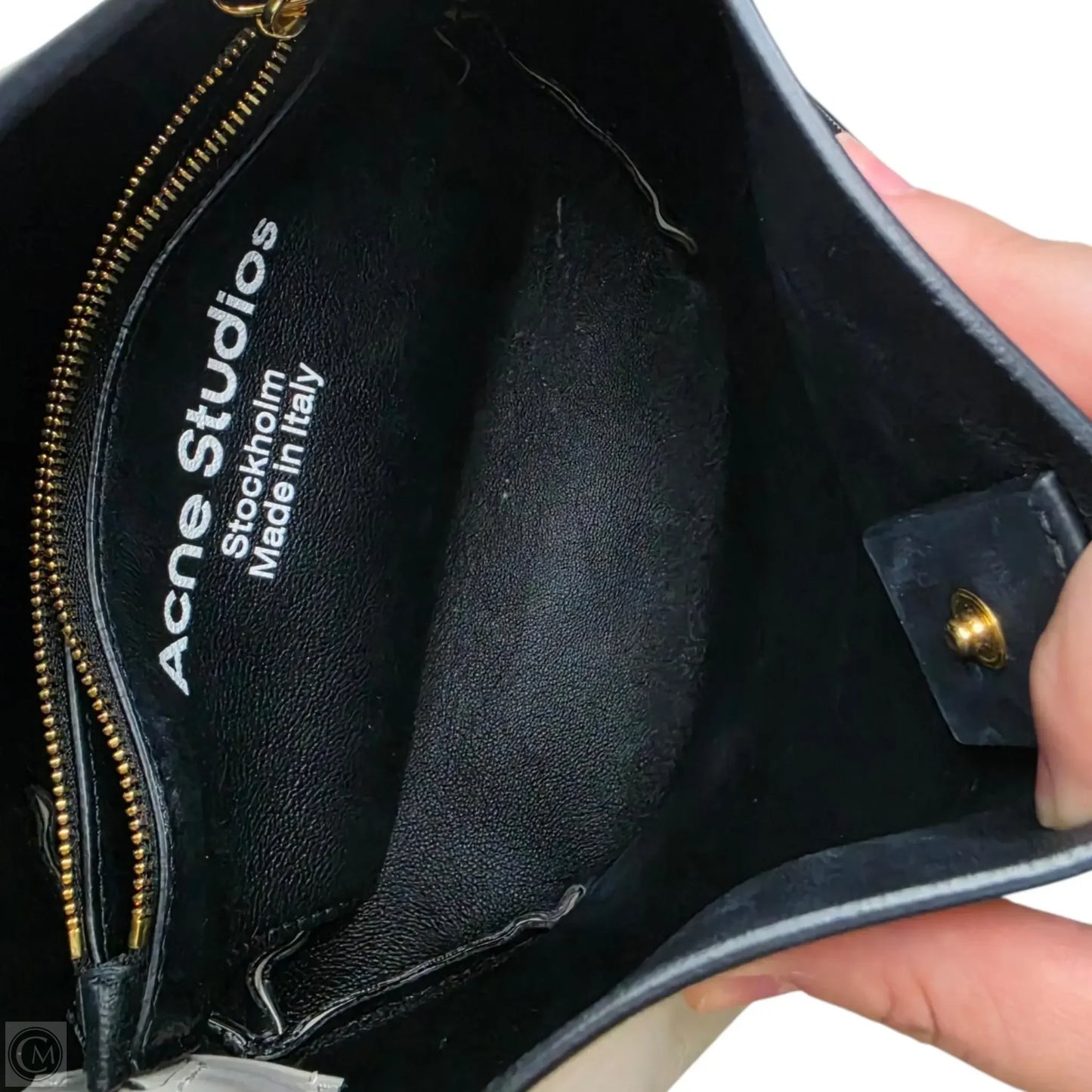 Handbag Leather By Cma, Size: Small