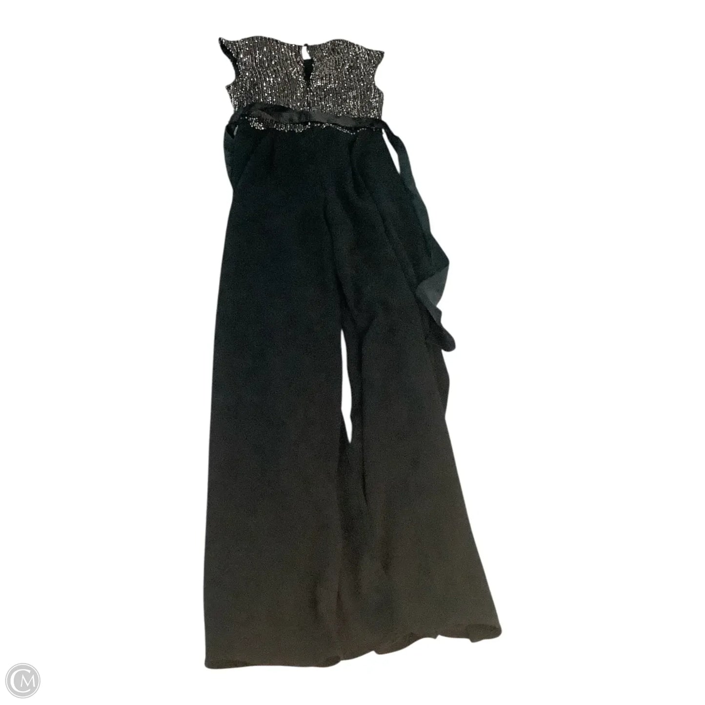 Jumpsuit By Premier Amour In Black & Gold, Size: 2