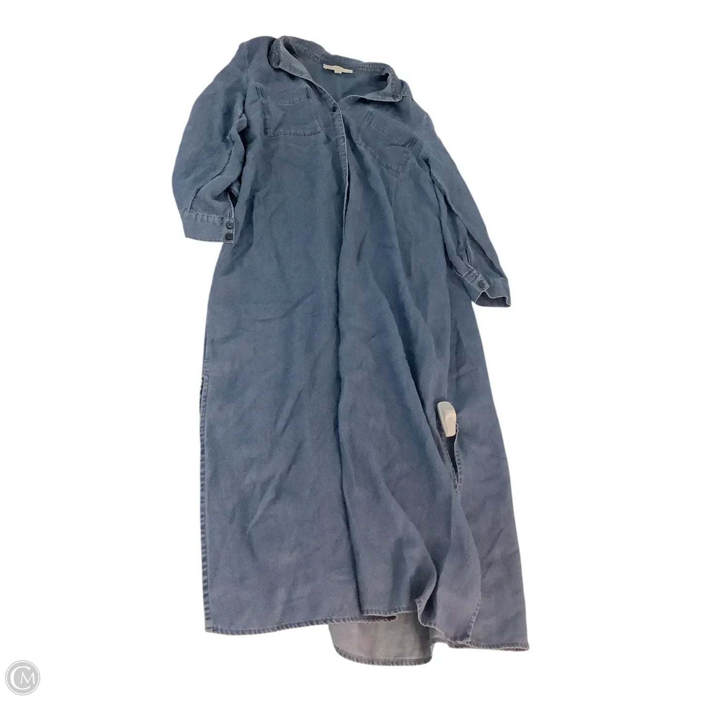 Dress Casual Maxi By Loft In Blue, Size: 14p