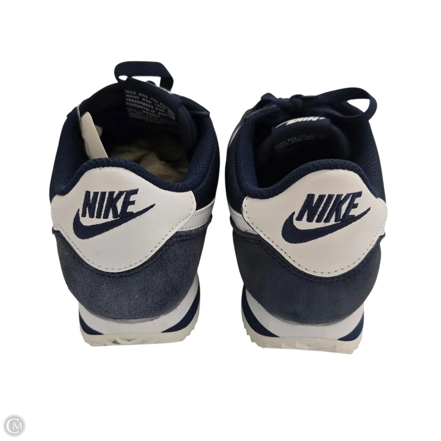 Shoes Sneakers By Nike In Blue & White, Size: 8.5