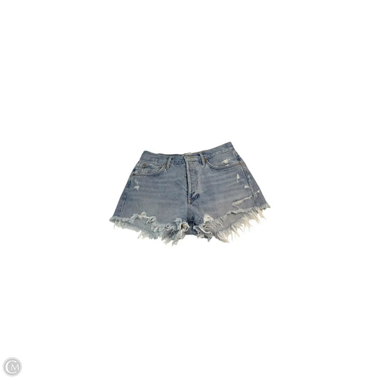 Shorts By Agolde In Blue Denim, Size: 6
