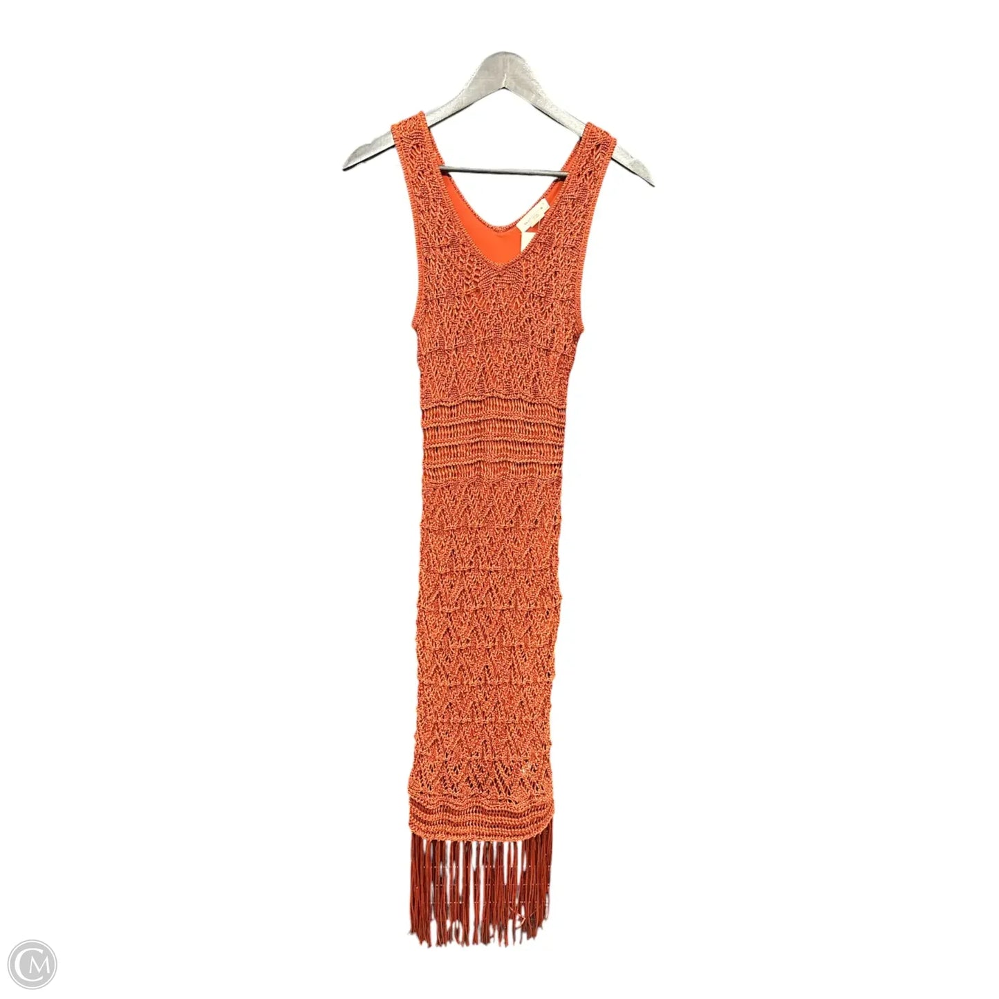 Dress Party Long By Club Monaco In Orange, Size: S