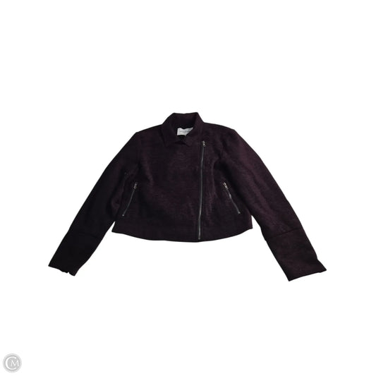 Jacket Moto By Cupcakes And Cashmere In Purple, Size: L