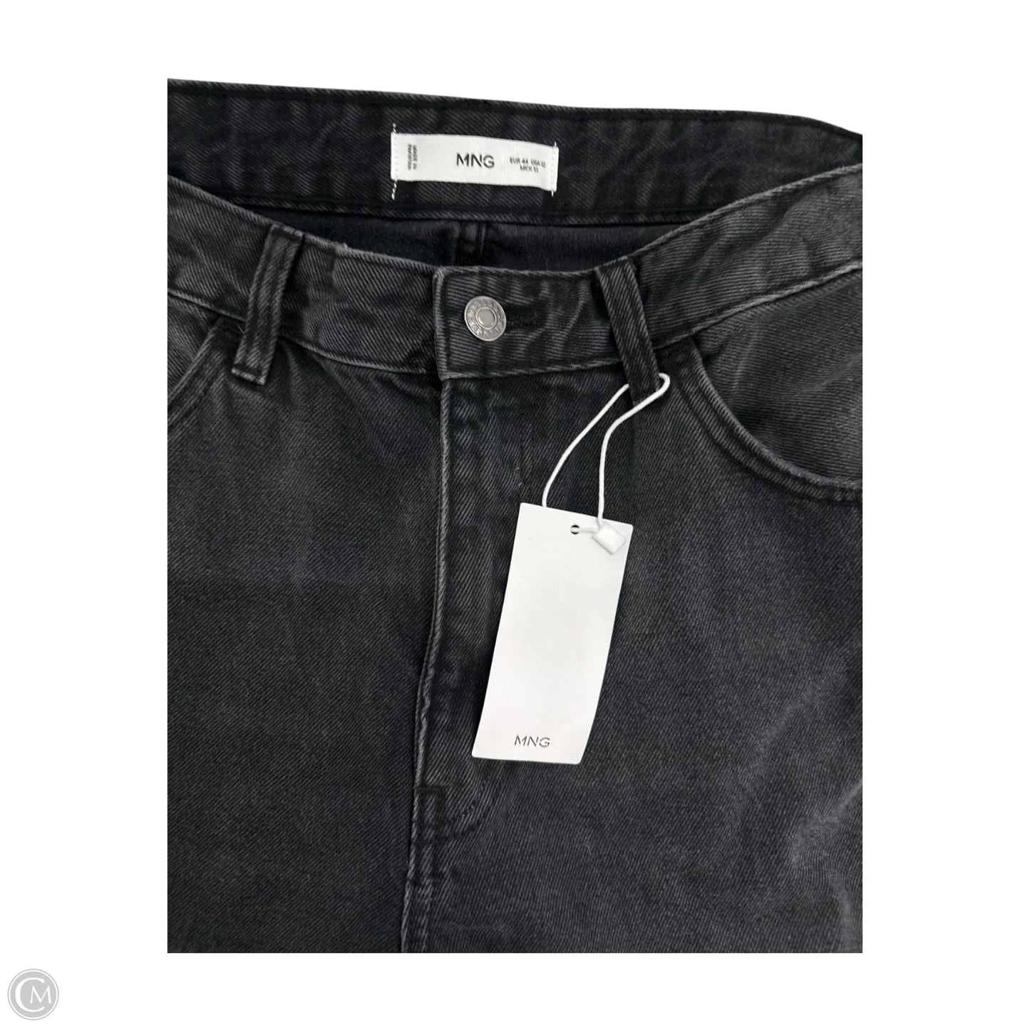 Jeans Wide Leg By Mng In Grey, Size: 12