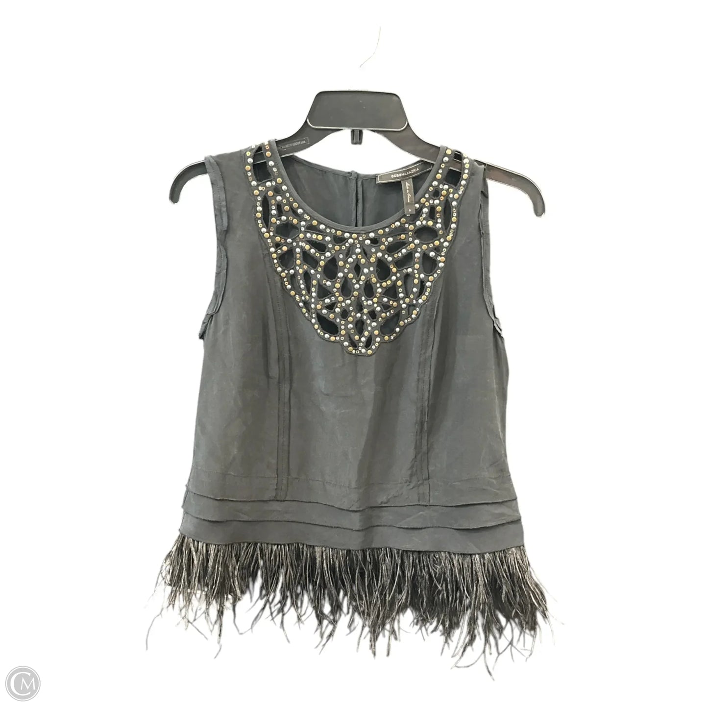 Top Sleeveless By Bcbgmaxazria In Black, Size: S