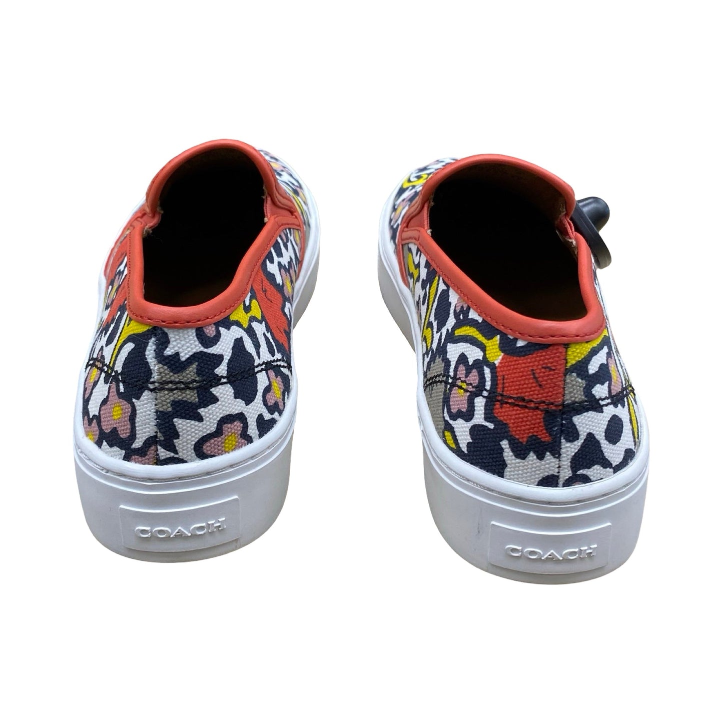 Shoes Designer By Coach In Floral Print, Size:10