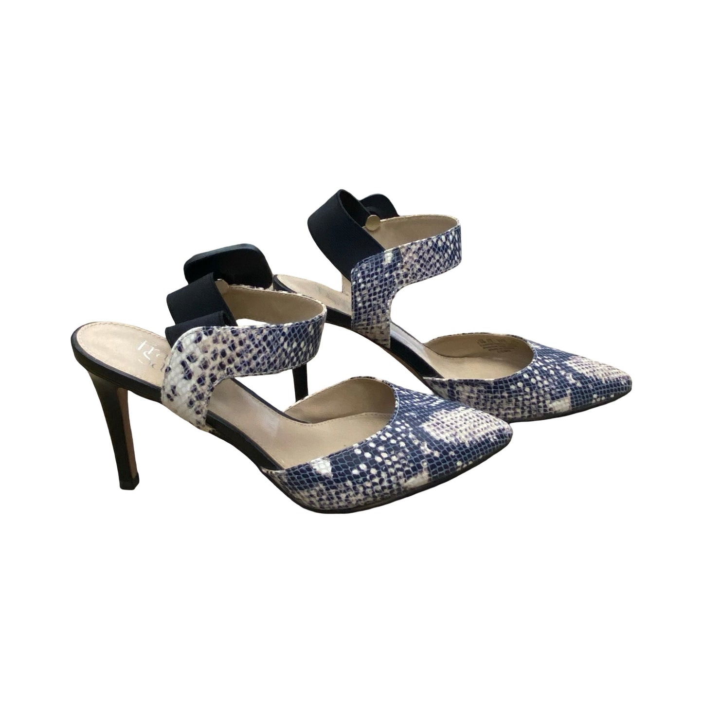 Shoes Heels Stiletto By Franco Sarto In Snakeskin Print, Size:7.5