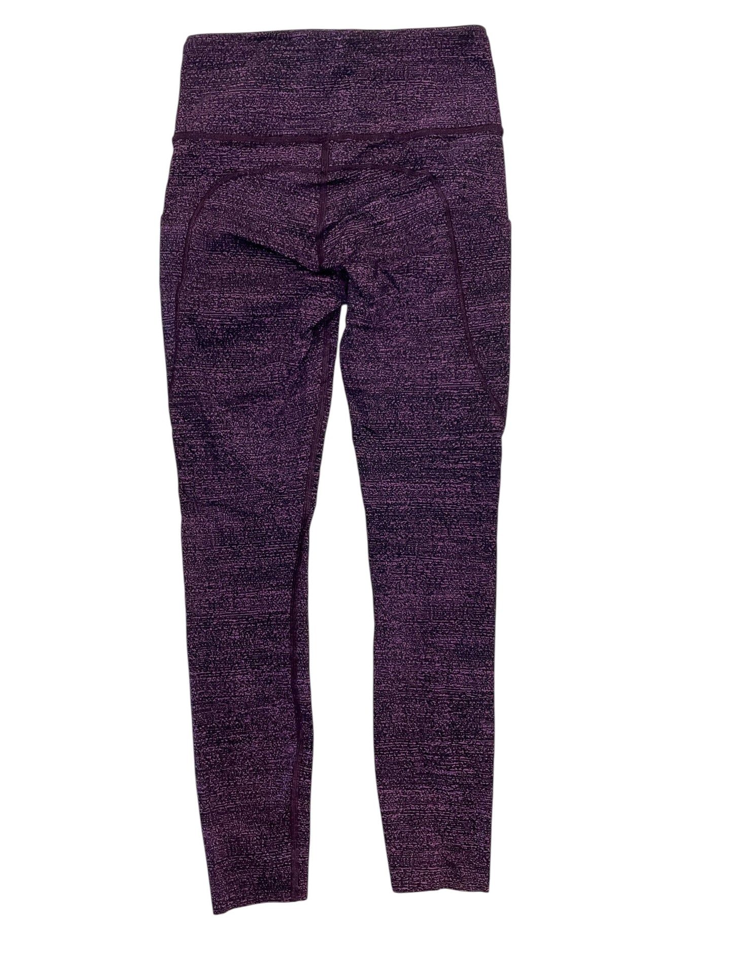Athletic Leggings By Lululemon In Purple, Size:S