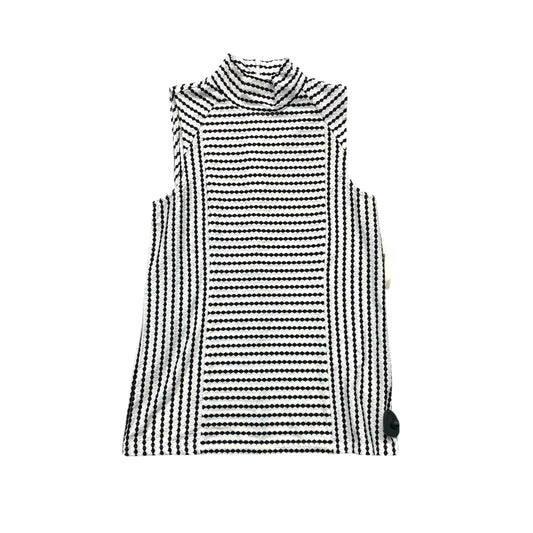 Top Ls By Anne Klein In Black & White, Size:Xs
