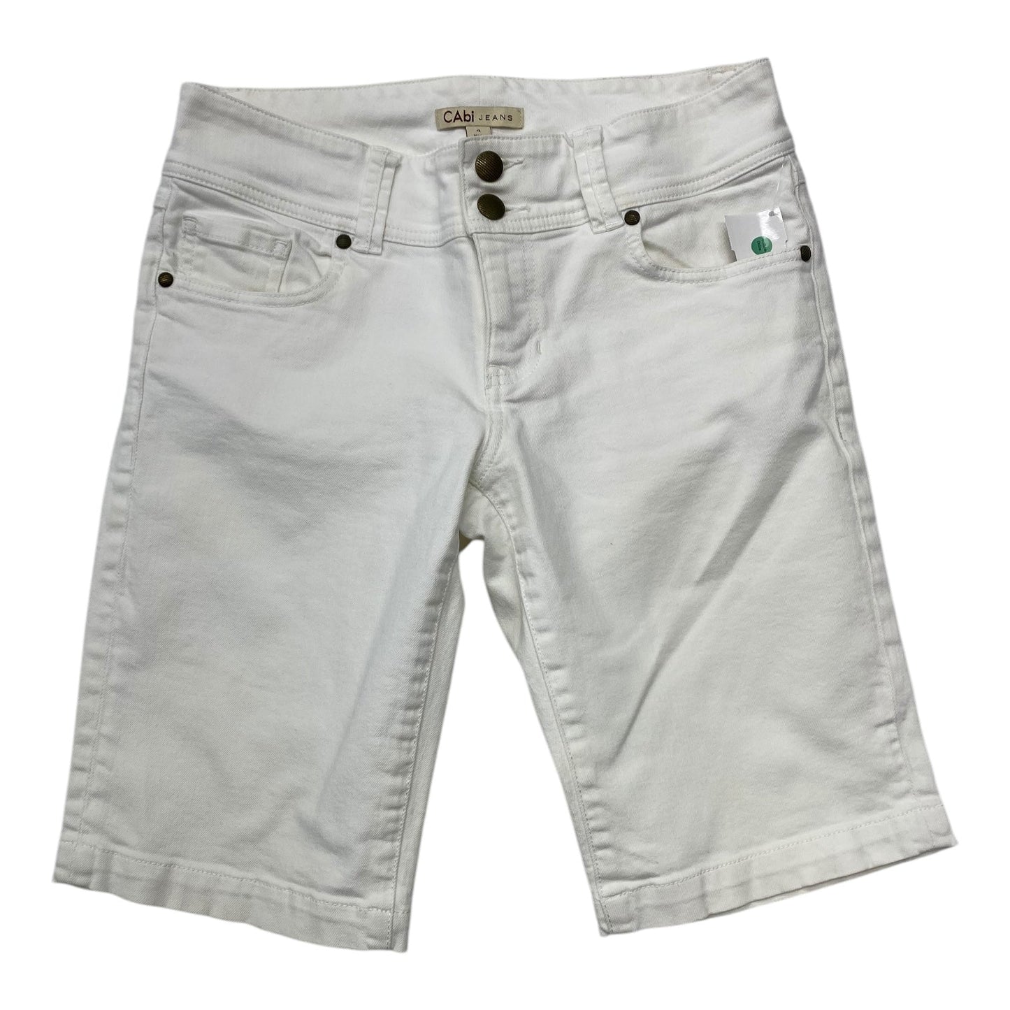 Shorts By Cabi In White Denim, Size:4