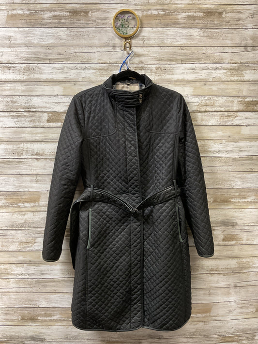 Coat Luxury Designer By Burberry In Black, Size:M