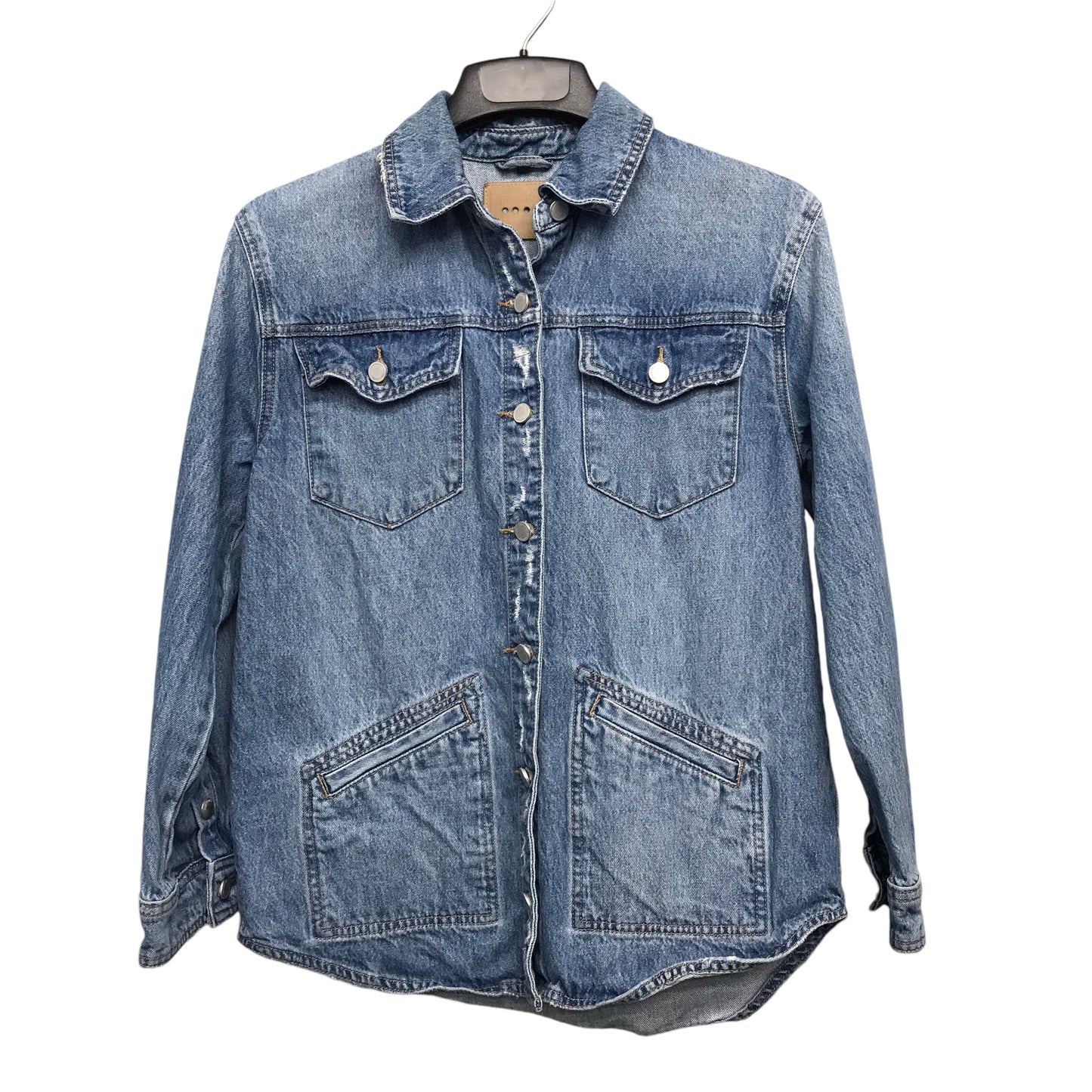 Jacket Denim By Blanknyc In Blue Denim, Size:Xs