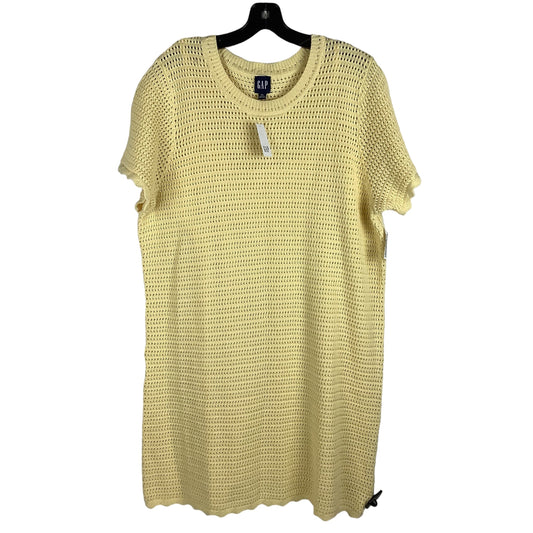 Dress Casual Short By Gap In Yellow, Size: Xl