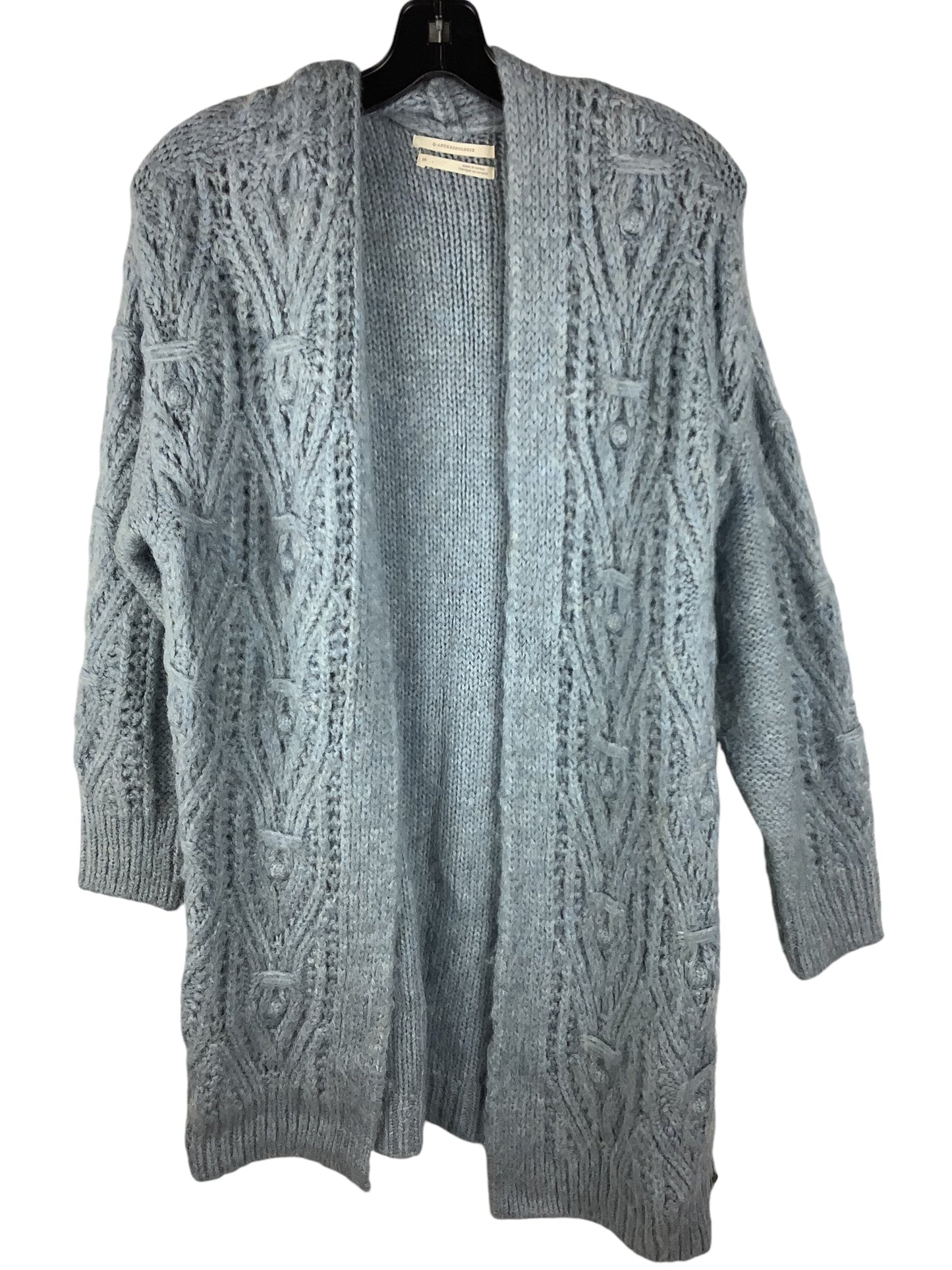 Sweater Cardigan By Anthropologie In Blue, Size: Xs