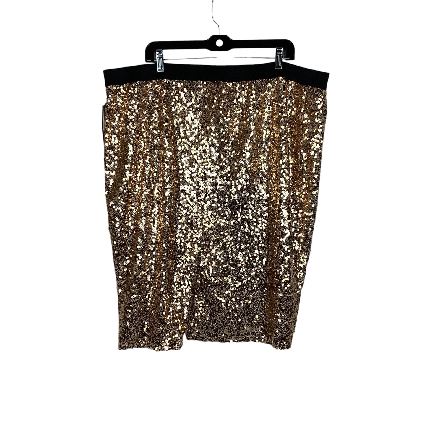 Skirt Midi By Worthington In Gold, Size: 2x