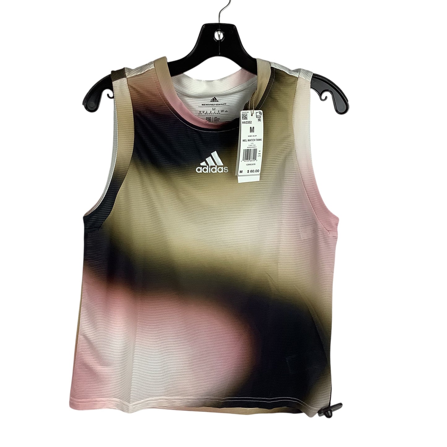 Athletic Tank Top By Adidas In Multi-colored, Size: M