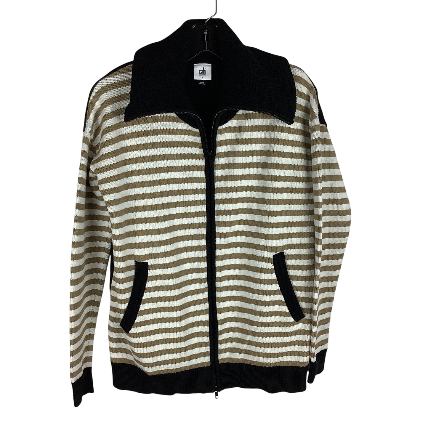 Jacket Other By Cabi In Tan & White, Size: S