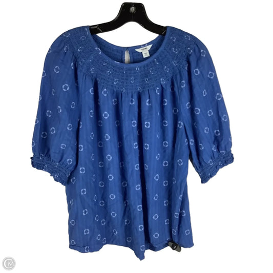 Top Short Sleeve By Sonoma In Blue, Size: Xxl