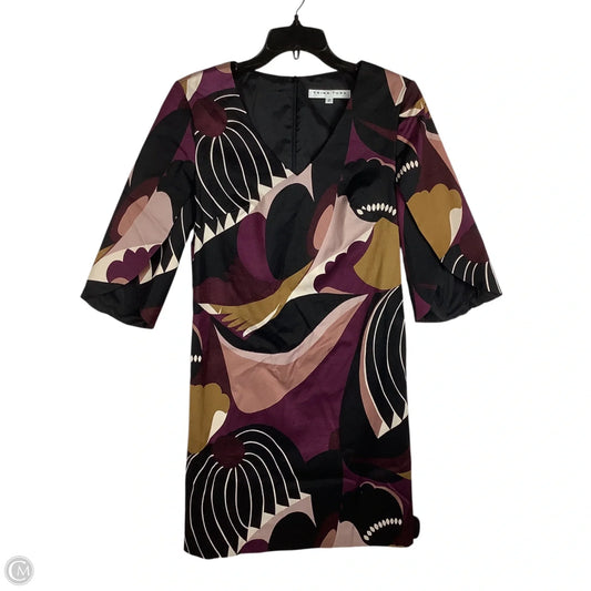 Dress Work By Trina Turk In Black & Purple, Size: 2