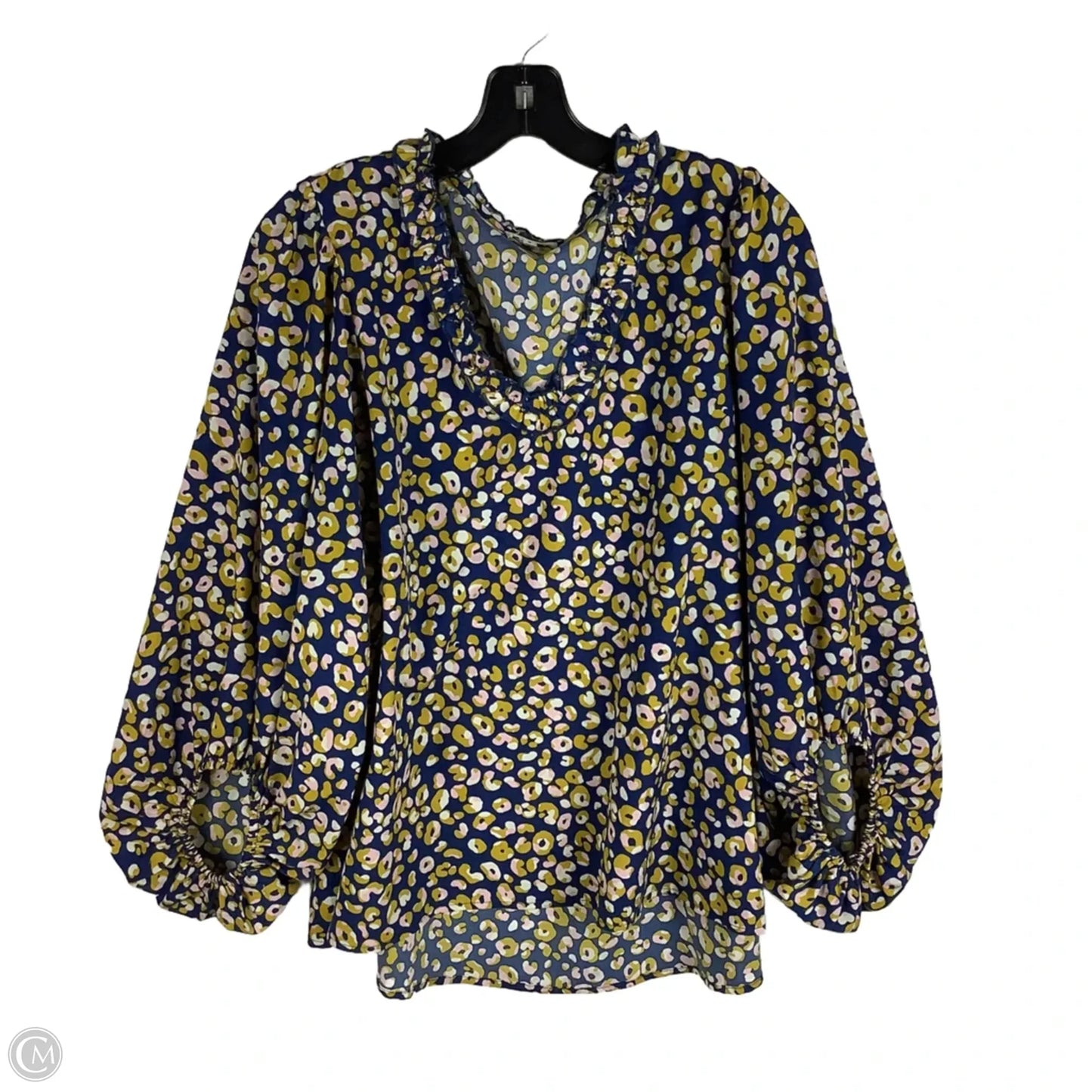 Top Long Sleeve By Jodifl In Animal Print, Size: M