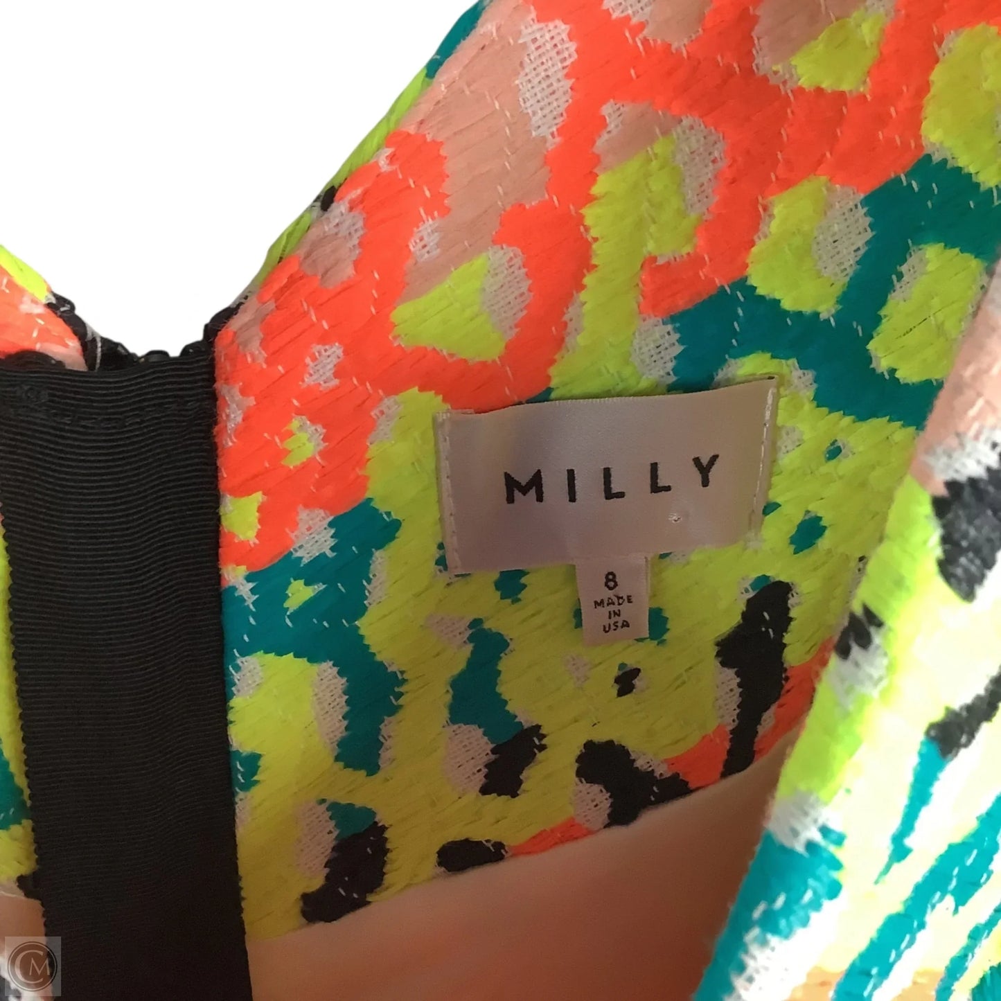 Dress Designer By Milly In Multi-colored, Size: 8