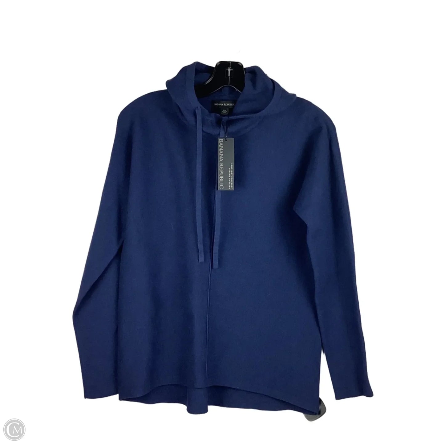 Sweatshirt Hoodie By Banana Republic In Blue, Size: Xs