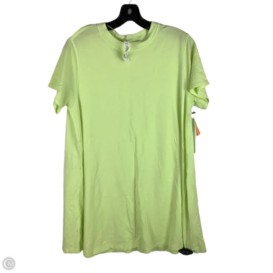 Athletic Dress By Lululemon In Chartreuse, Size: 2